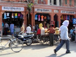 India Wildlife Holidays - Jaipur Old City bazaar